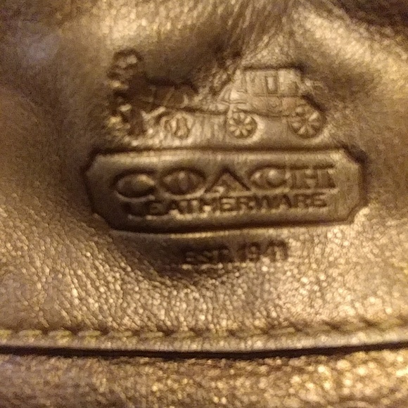 Bronze Metallics Coach Hobo Purse - Picture 2 of 7